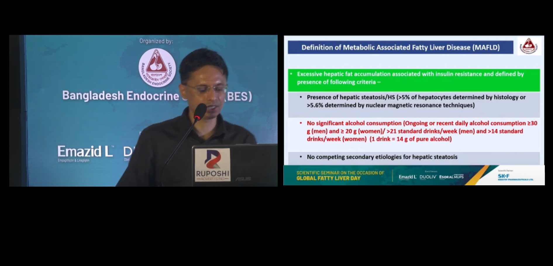 Diabetic Management Across Spectrum Of MAFLD, Speaker: Associate Professor Dr. M. Saifuddin