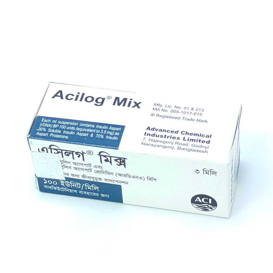 Acilog Mix 100IU