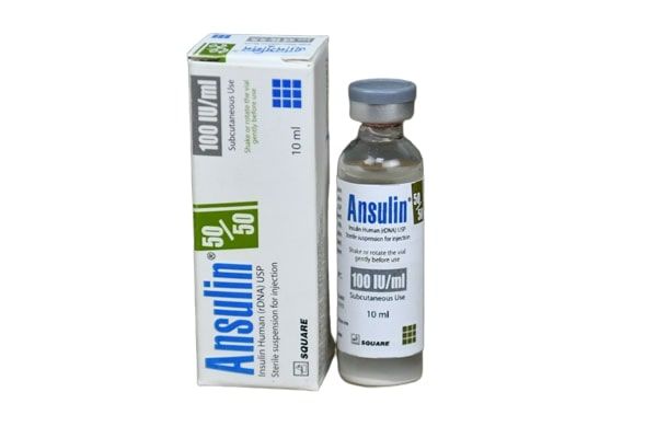 Ansulin 50/50 100IU Vial