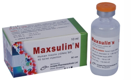 Maxsulin N 40IU Vial