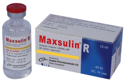 Maxsulin R 40IU Vial