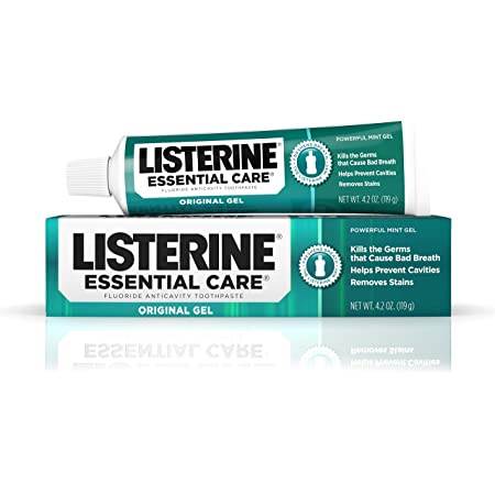 Listerine Essential Care Original Gel Fluoride Toothpaste