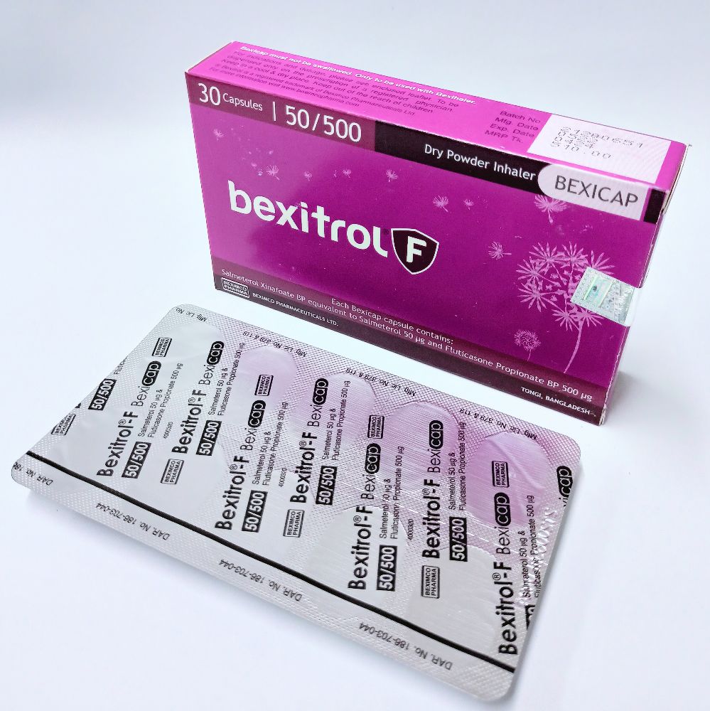 Bexitrol F 50/500 Bexicap