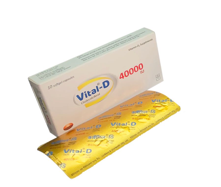 Vital-D 40000 Soft Gelatin Capsule