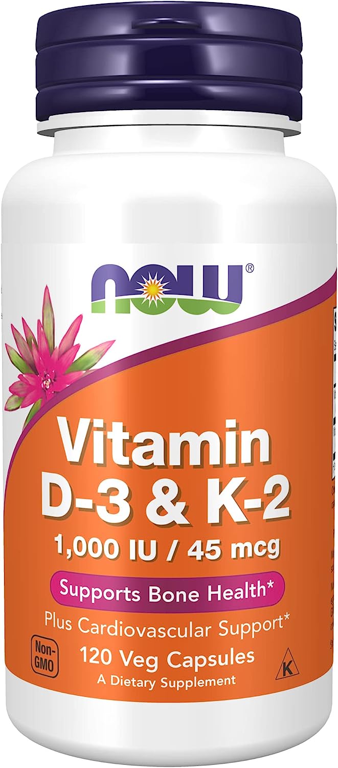 NOW Vitamin D-3 & K-2