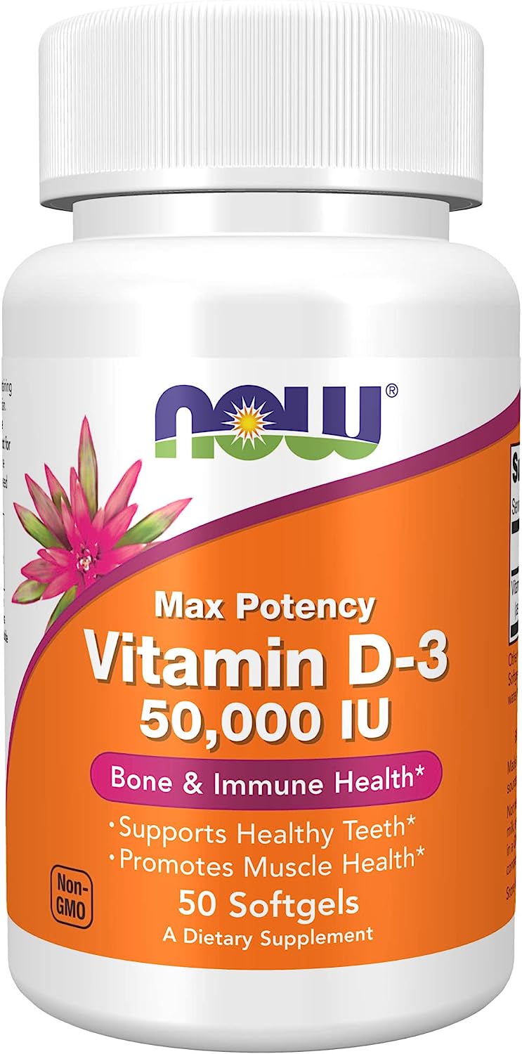 NOW Max Potency Vitamin D-3