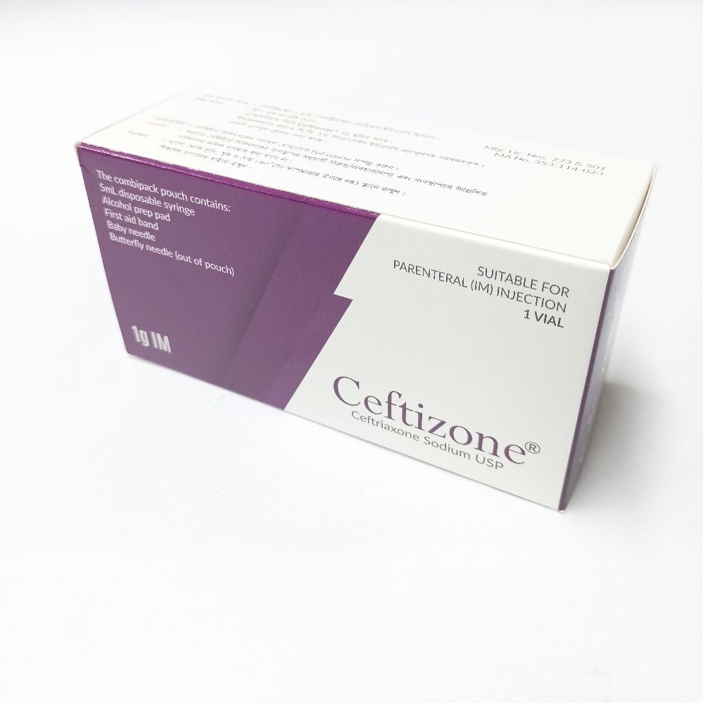 Ceftizone 1gm IM