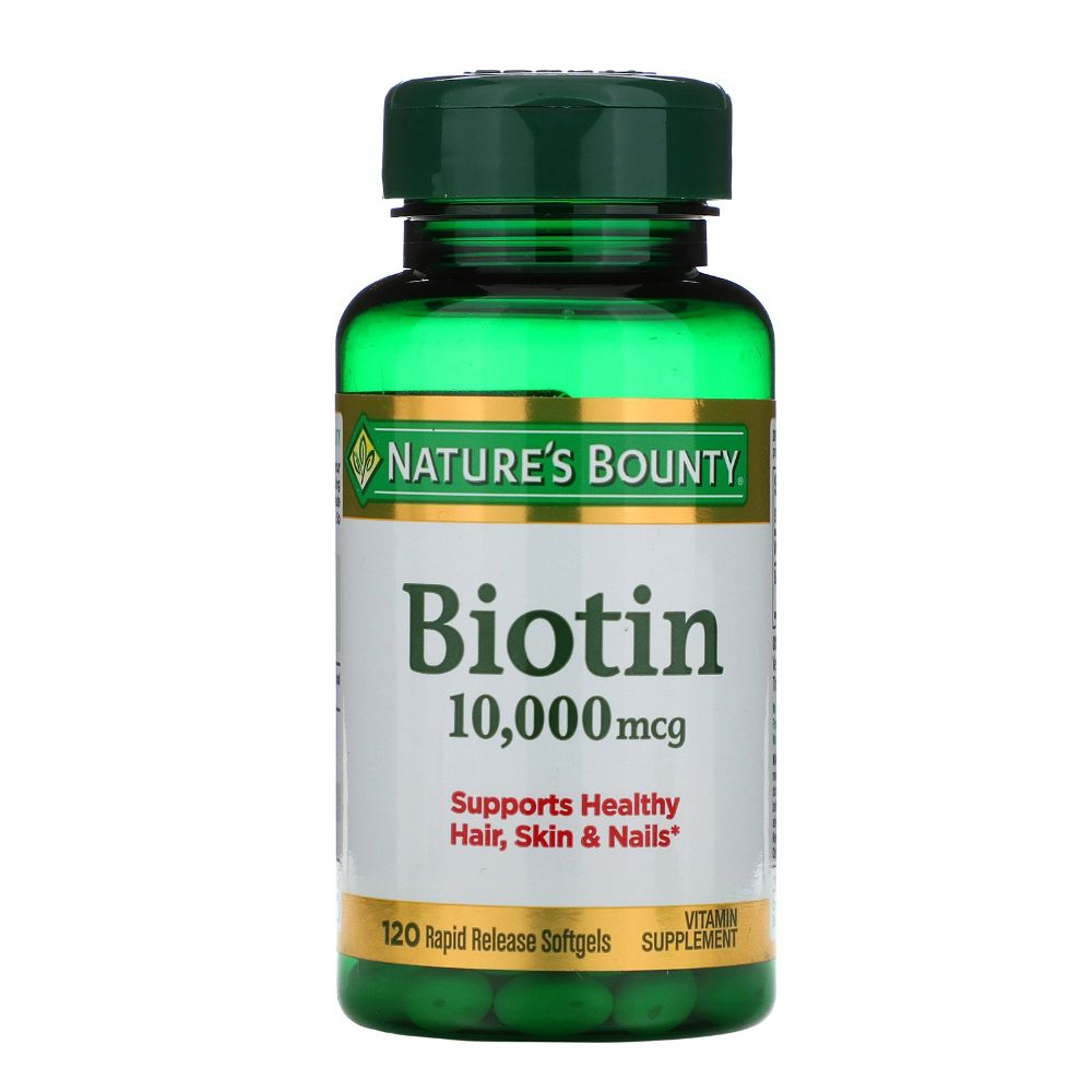 Nature's Bounty Biotin Supports Healthy Hair Skin Nails