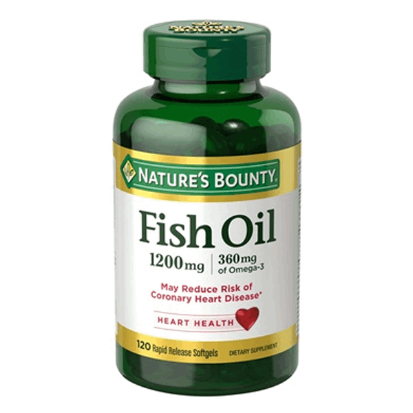 Nature's Bounty Fish Oil (Omega-3) 120 Capsules