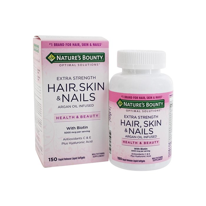 Nature's Bounty Hair Skin & Nails Argan Oil Infused