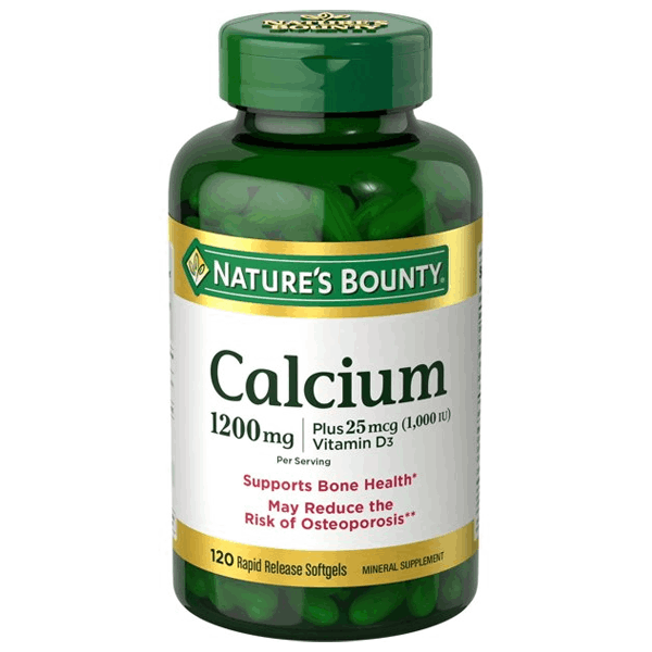 Nature's Bounty Calcium Vitamin D3 Supports Bone Health