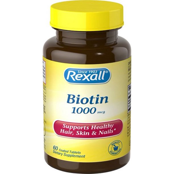 Rexall Biotin Supports Healthy Hair Skin & Nails