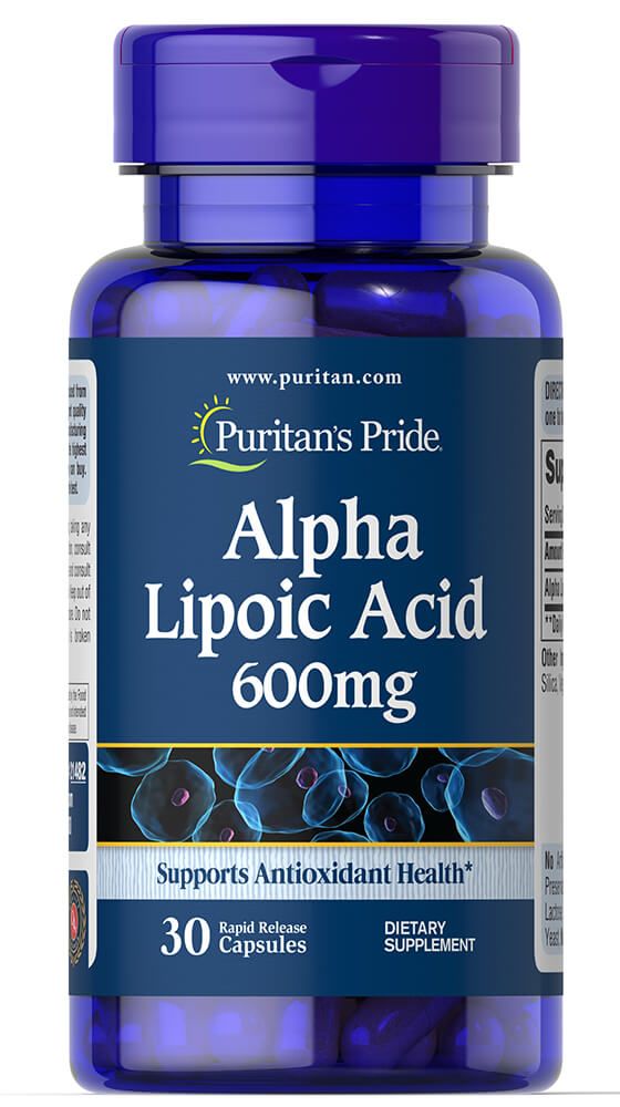 Puritan's Pride Alpha Lipoic Acid Supports Antioxidant Health