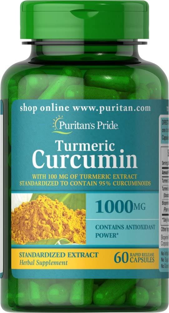 Puritan's Pride Turmeric Naturally Contains Curcumin