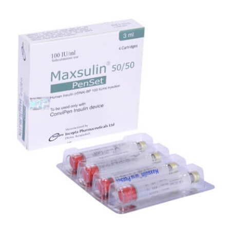 Maxsulin 50/50 100IU Penset